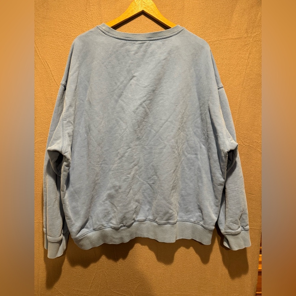 Casual Blue Women's Sweatshirt - Picture 6 of 6